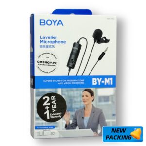 BOYA BY-M1 Omni Directional Lavalier Microphone for Smartphones Nikon DSLR Cameras Audio Recorder PC