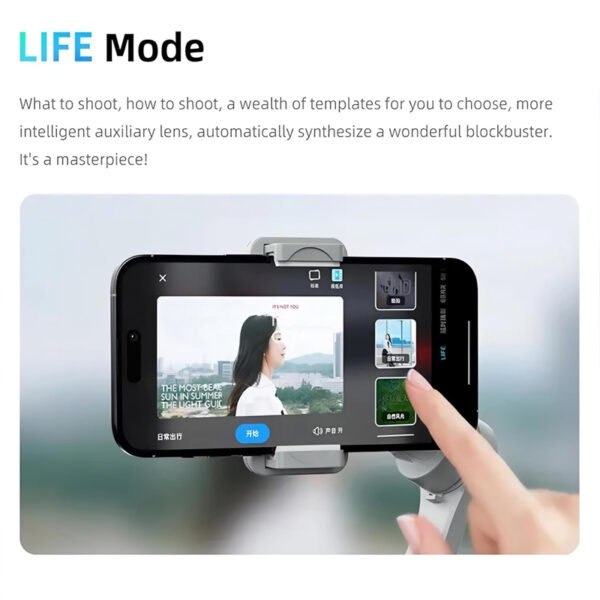 Tokqi M01 Advantage 3 Axis Smartphone Gimbal - Image 2